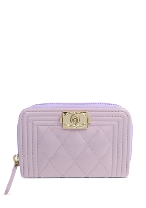 CHANEL Pre-Owned logo-detail wallet - Purple