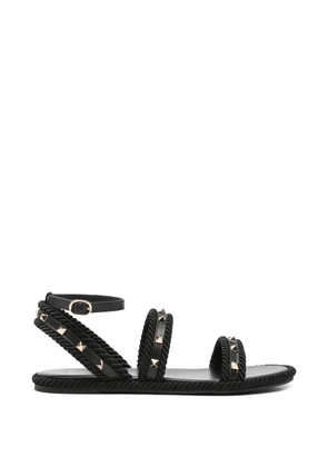 Valentino Garavani Pre-Owned Rockstud flat sandals - Black