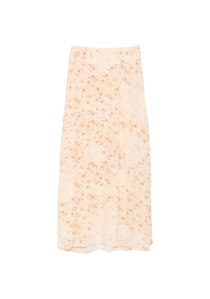 Ba&Sh Nattalina floral-print midi skirt - Neutrals