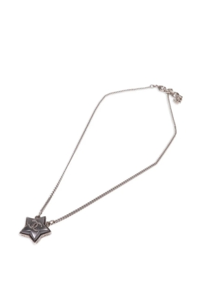 CHANEL Pre-Owned CC star necklace - Silver