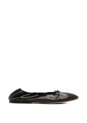 The Row Pre-Owned Awar bow-detail ballet flats - Black