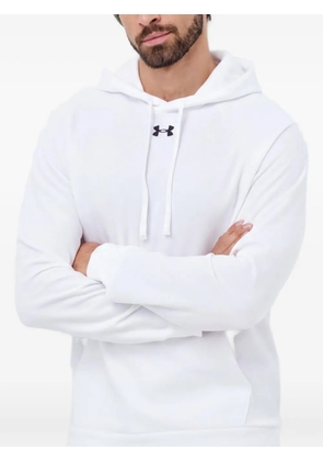 Under Armour logo-embroidered hoodie - White