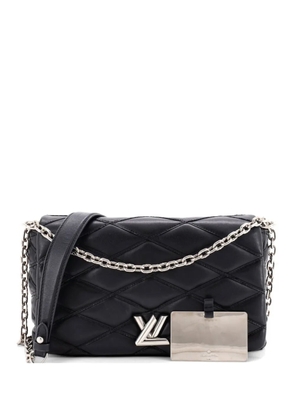 Louis Vuitton Pre-Owned GO-14 Handbag Malletage Leather MM shoulder bag - Black