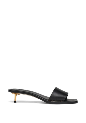 Nanushka square-toe heeled sandals - Black