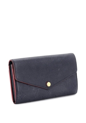 Louis Vuitton Pre-Owned Sarah Wallet NM Monogram Empreinte Leather small wallets - Blue