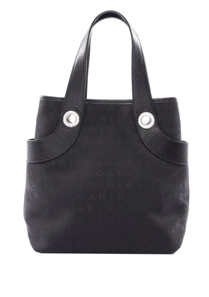 Bvlgari Pre-Owned 2010-2026 Logomania Canvas handbag - Black