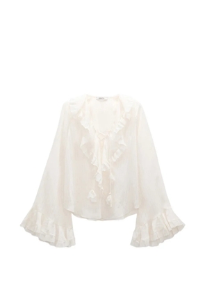 Dorothee Schumacher ruffled-detail blouse - Neutrals