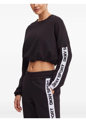 DKNY logo-embellishment sweatshirt - Black
