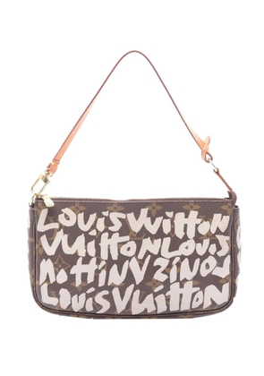 Louis Vuitton Pre-Owned 2001 Stephen Sprouse Monogram Graffiti Pochette Accessoires shoulder bag - Brown