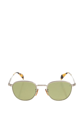 Eyewear by David Beckham geometric-frame engraved sunglasses - Silver
