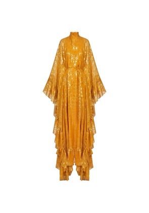 Taller Marmo Eccentrica ruffled maxi dress - Yellow