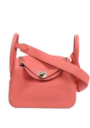 Hermès Pre-Owned mini Lindy two-way calfskin handbag - Pink