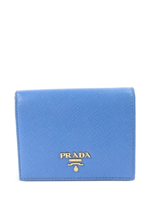 Prada Pre-Owned leather bifold wallet - Blue
