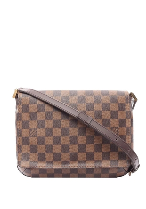 Louis Vuitton Pre-Owned 2004 Damier Ebene Musette Tango Long Strap crossbody bag - Brown