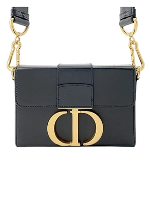 Christian Dior Pre-Owned 2010-2026 Leather 30 Montaigne Box Bag crossbody bag - Black
