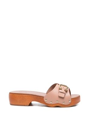 Chloé Pre-Owned Jeanette buckled sandals - Pink