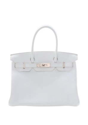 Hermès Pre-Owned 2019 Togo Birkin Retourne 30 handbag - White