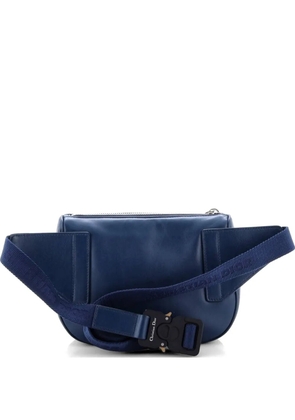 Christian Dior Pre-Owned World Tour Saddle Oblique Galaxy Leather belt bag - Blue