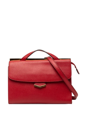 Fendi Pre-Owned 2010-2026 Small Leather Demi Jour Top Handle Bag satchel - Red