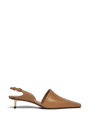 Nanushka square-toe heeled pumps - Neutrals