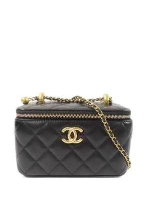 CHANEL Pre-Owned quilted CC vanity case - Black
