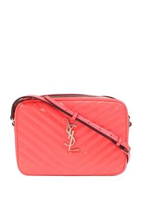 Saint Laurent Pre-Owned Lou quilted camera shoulder bag - Pink