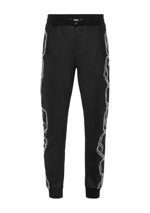 Philipp Plein chain-print joggers - Black