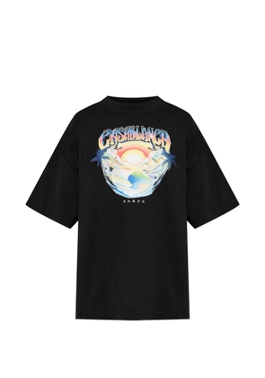 Casablanca graphic-print T-shirt - Black