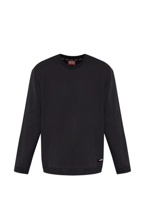 Diesel Willy-D-Core logo-patch sweatshirt - Black