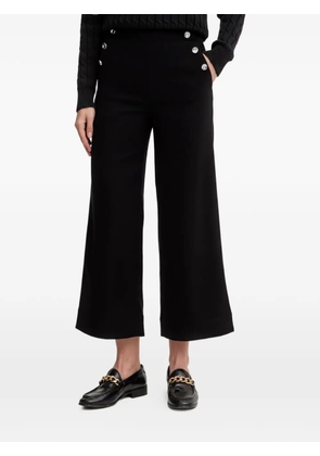 Benetton button-detail trousers - Black