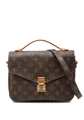 Louis Vuitton Pre-Owned 2017 Monogram Pochette Metis satchel - Brown