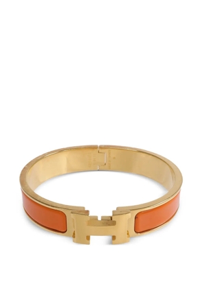Hermès Pre-Owned Clic H enamel bracelet - Gold