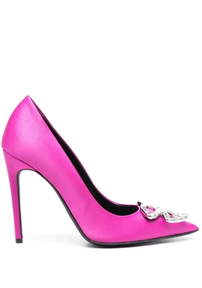 PINKO crystal-embellished 110mm pumps
