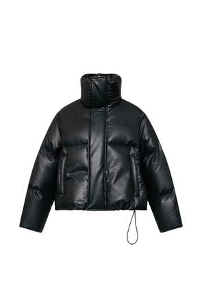 MM6 Maison Margiela padded faux leather jacket - Black