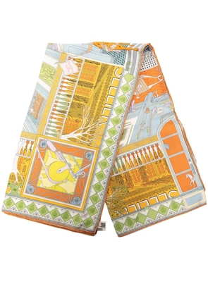 Hermès Pre-Owned 2000-2026 Objets de Curiosite Silk Scarf 90 scarves - Orange