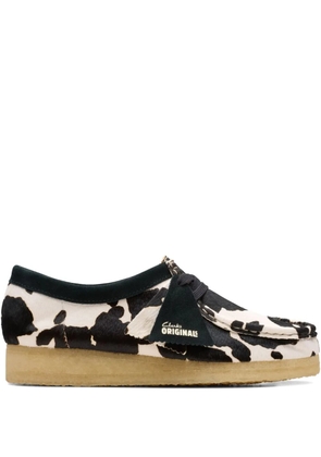 Clarks Originals Wallabee 'Cow Print HairOn' sandals - Black
