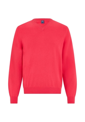 Fedeli V-neck cashmere sweater - Pink