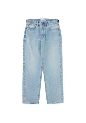 Moussy Vintage Elko distressed straight-leg jeans - Blue