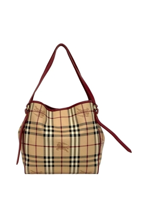 Burberry Pre-Owned 2000-2017 Small Haymarket Check Coated Canvas Canterbury tote bag - Neutrals