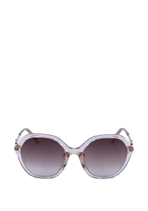 Marc Jacobs logo-plaque sunglasses - Brown
