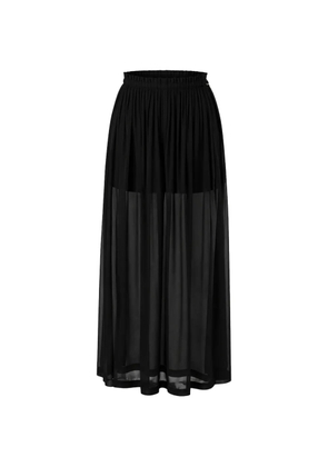 Eleh sheer palazzo pants - Black