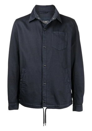 Herno button-down shirt jacket - Blue