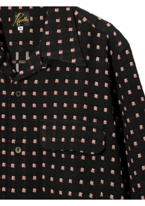 Needles dobby-square shirt - Black