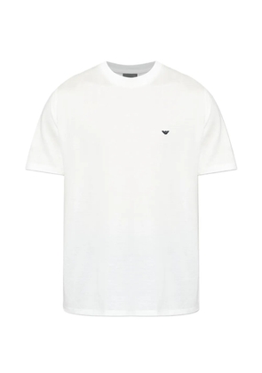 Emporio Armani logo-patch T-shirt - White
