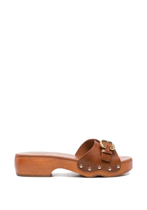 Chloé Pre-Owned Jeanette sandals - Brown