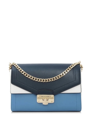 Michael Kors medium Kinsley colour-block leather shoulder bag - Blue