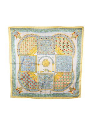 Hermès Pre-Owned 1997 Ciels Byzantins Silk Scarf 90 scarves - Yellow