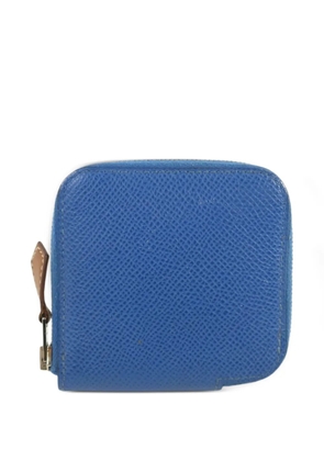 Hermès Pre-Owned Silk In Epsom leather coin purse - Blue