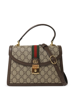 Gucci Pre-Owned GG Web shoulder bag - Neutrals
