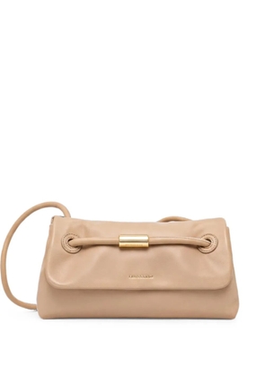 Trussardi Orbita leather shoulder bag - Neutrals